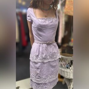 Rare LA Designer Wayne Fuller Early 60s Day Dress